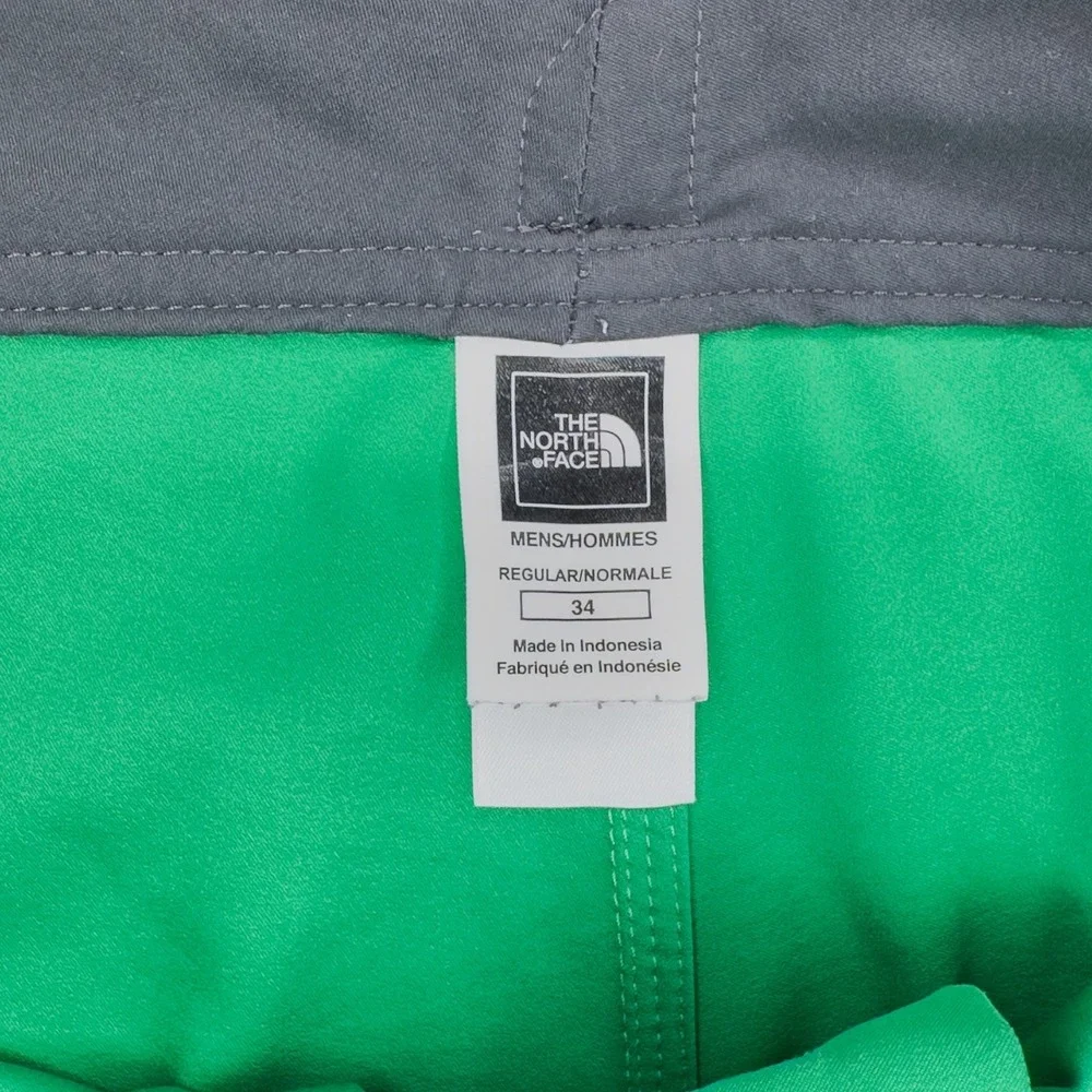 The North Face Green and Black‎ Board Shorts Quick-Dry Surf Beach Swim Size 34